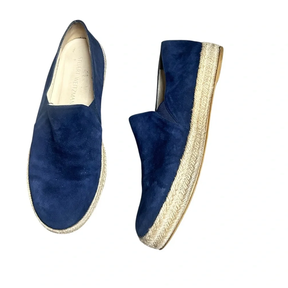 Stuart Weitzman Nugal Espadrille Flats Size Womens Size 10M Slip On